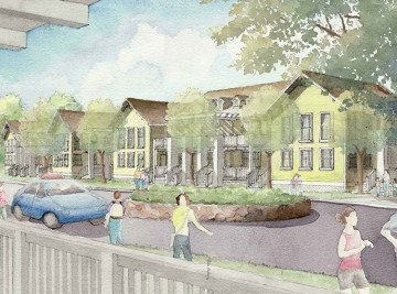 Edgewater Hill garden apartments